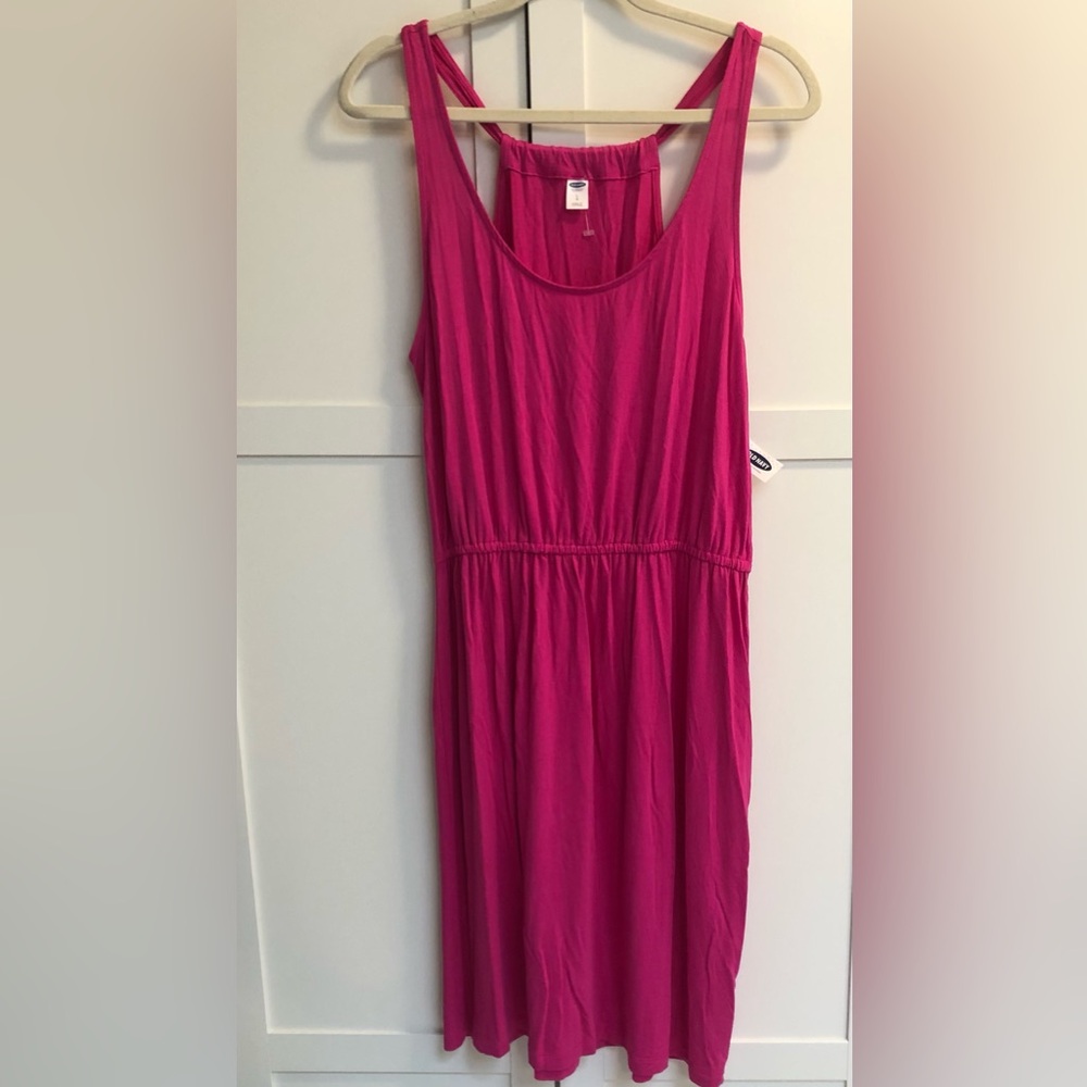 Old Navy Pink Summer Dress or Cover Up for Bathing Suit NWT